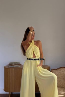 Комбінезон   Ajoure (ТУРЦІЯ) S , M (жовтий)