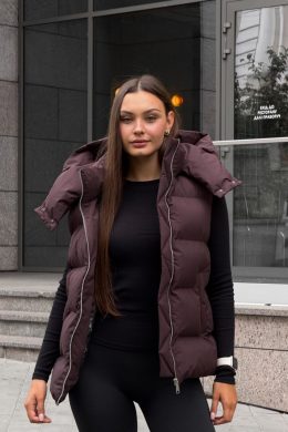 Жилетка VIBE : S,M, L, (матовий шоколад)